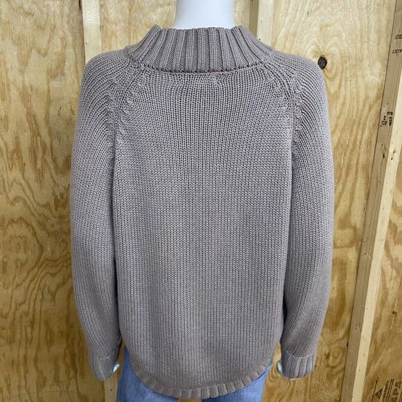 Brown Nanette Lepore Chunky Knit Long Sleeve Pullover Sweater (NWT) - Picture 5 of 6